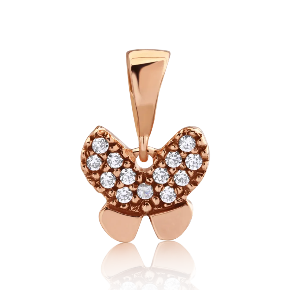 Pandantiv din aur roz