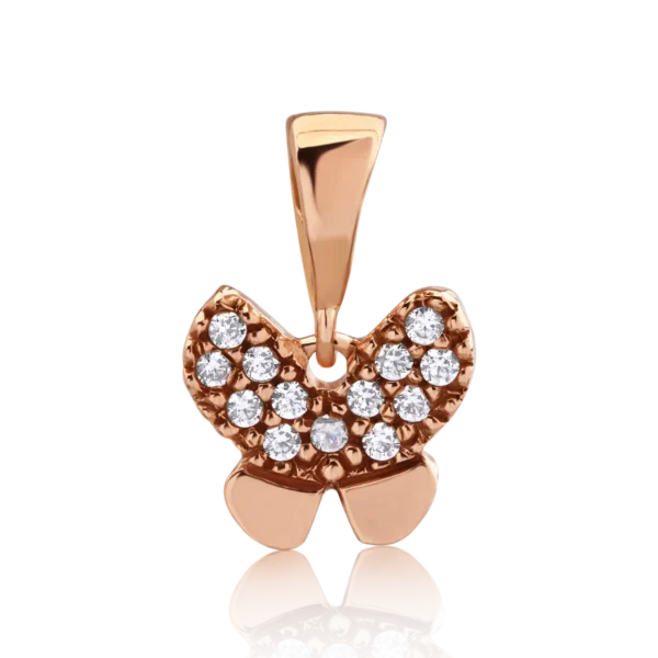 Pandantiv din aur roz