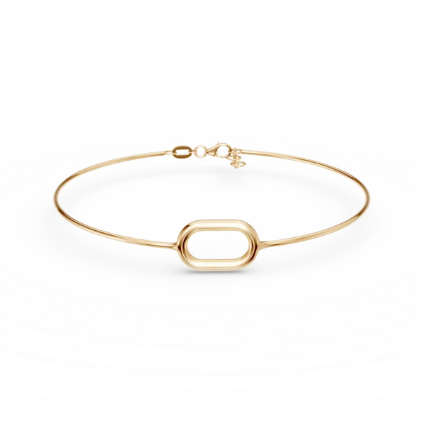 Bratara fixa din aur galben