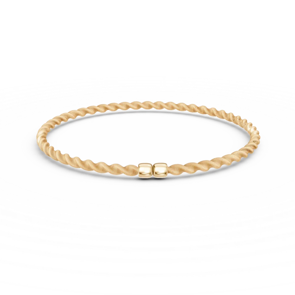 Bratara fixa din aur galben