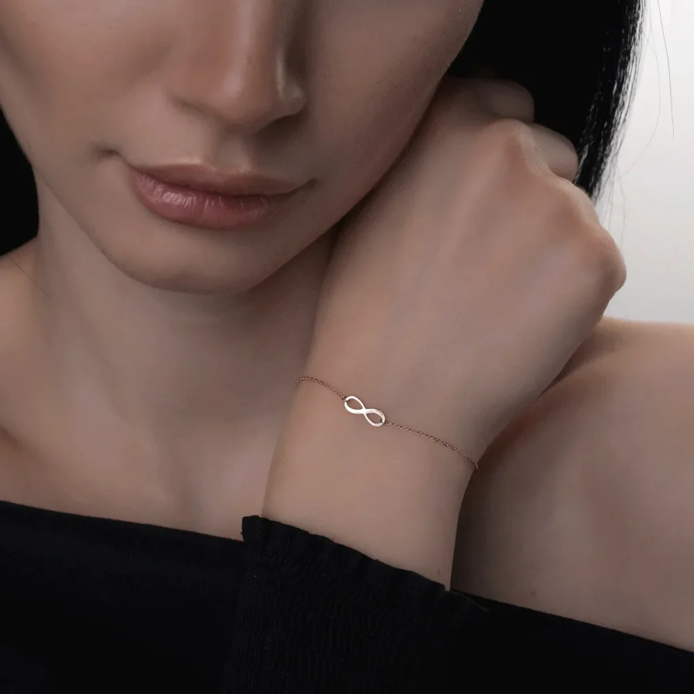 Bratara din aur roz - imagine 2