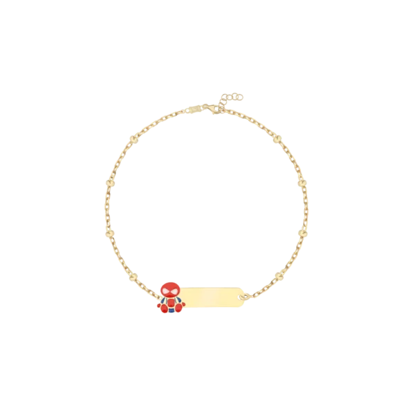 Bratara pentru copii din aur galben