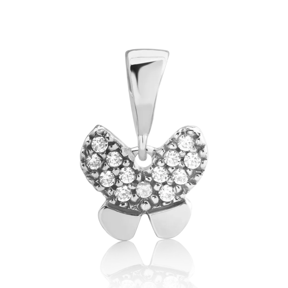 Pandantiv din aur alb