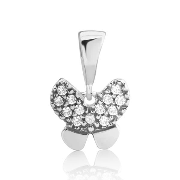 Pandantiv din aur alb